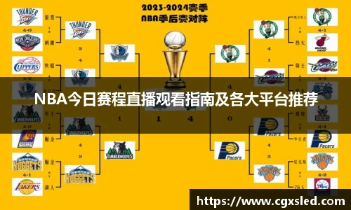 NBA今日赛程直播观看指南及各大平台推荐